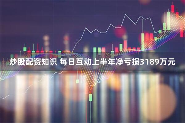炒股配资知识 每日互动上半年净亏损3189万元